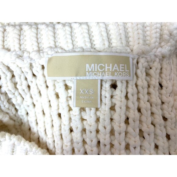 Michel Kors Women’s White Knitted Dress Sz XXS - Picture 7 of 10